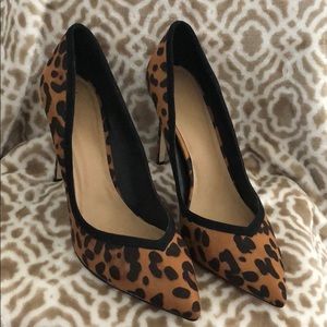 Leopard print heels